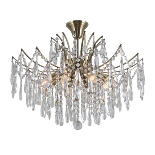 Pendant lamp Lux Mallola – modern pendant lamp in antique bronze and steel