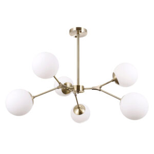 Pendant lamp Lux Annes 5w – modern pendant lamp in antique bronze and steel