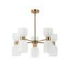 Pendant lamp Lux Monza – modern pendant lamp in brass and steel