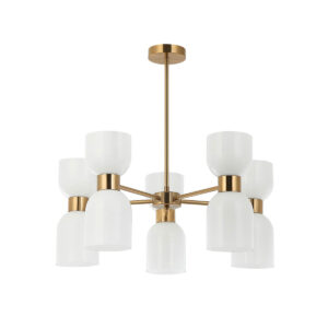 Pendant lamp Lux Monza – modern pendant lamp in brass and steel