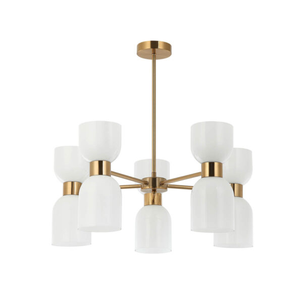 Pendant lamp Lux Monza – modern pendant lamp in brass and steel