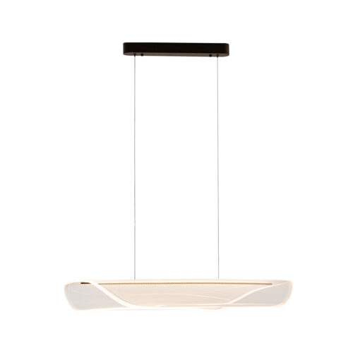Pendant lamp Lux Casel – modern pendant lamp in coffee and steel