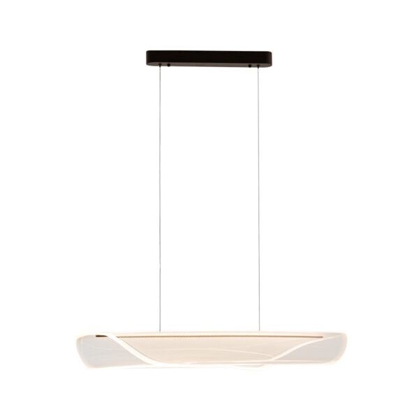 Pendant lamp Lux Casel – modern pendant lamp in coffee and steel
