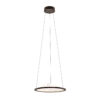 Pendant lamp Lux Baret – modern pendant lamp in coffee and steel
