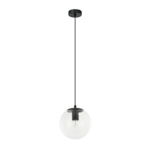 Pendant lamp Lux Sarpo – modern pendant lamp in black and metal alloy