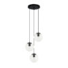 Pendant lamp Lux Sarpo – modern pendant lamp in black and metal alloy