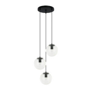 Pendant lamp Lux Sarpo – modern pendant lamp in black and metal alloy