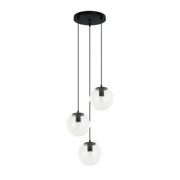 Pendant lamp Lux Sarpo – modern pendant lamp in black and metal alloy