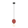 red and metal alloy