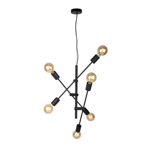 Pendant lamp Lux Ferreia – modern pendant lamp in black and steel
