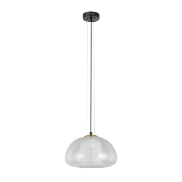 Pendant lamp Lux Feder – modern pendant lamp in black and metal alloy