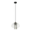 Pendant lamp Lux Feder – modern pendant lamp in black and metal alloy
