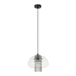 Pendant lamp Lux Feder – modern pendant lamp in black and metal alloy