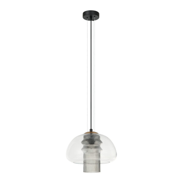 Pendant lamp Lux Feder – modern pendant lamp in black and metal alloy
