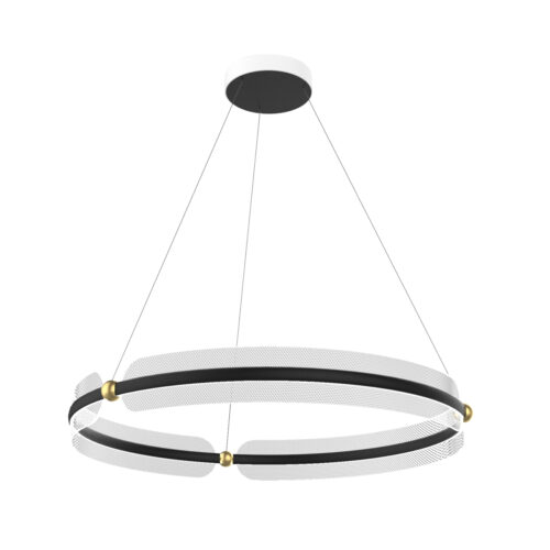 Pendant lamp Lux Faris 53w – modern pendant lamp in black