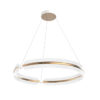 Pendant lamp Lux Faris – modern pendant lamp in gold white and acrylic