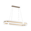 Pendant lamp Lux Sopla – modern pendant lamp in gold white and acrylic