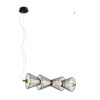 Pendant lamp Lux Sanke 15w – modern pendant lamp in black and steel