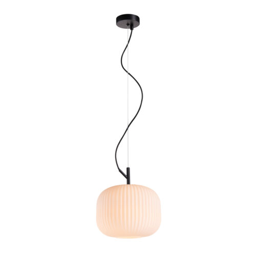 Pendant lamp Lux Rues – modern pendant lamp in matt black and metal alloy