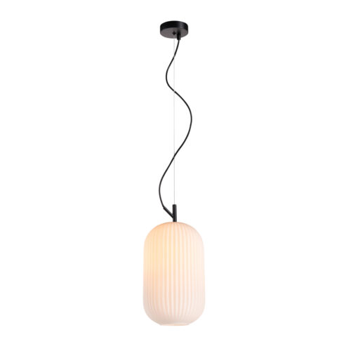 Pendant lamp Lux Rues – modern pendant lamp in matt black and metal alloy