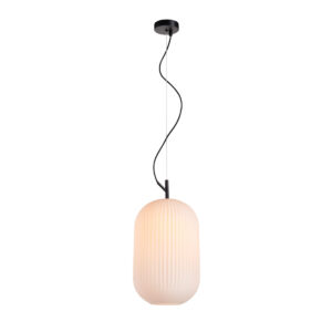 Pendant lamp Lux Rues – modern pendant lamp in matt black and metal alloy