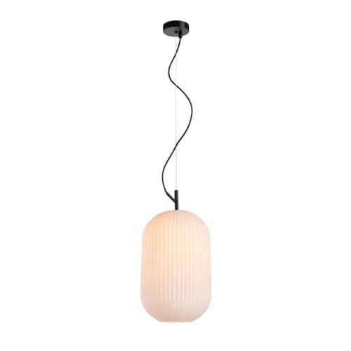 Pendant lamp Lux Rues – modern pendant lamp in matt black and metal alloy