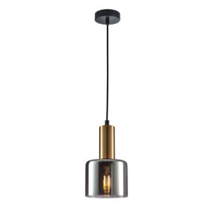 Pendant lamp Lux Santia – modern pendant lamp in coppery and steel