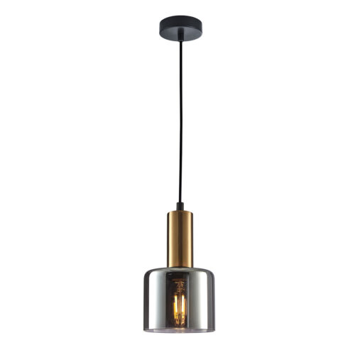 Pendant lamp Lux Santia – modern pendant lamp in coppery and steel