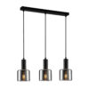 Pendant lamp Lux Santia – modern pendant lamp in black and steel