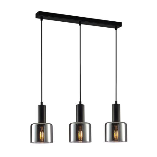 Pendant lamp Lux Santia – modern pendant lamp in black and steel