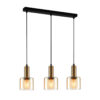 Pendant lamp Lux Santia – modern pendant lamp in coppery and steel
