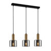 Pendant lamp Lux Santia – modern pendant lamp in coppery and steel