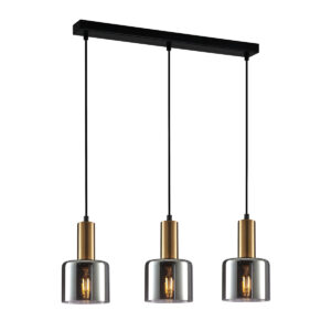 Pendant lamp Lux Santia – modern pendant lamp in coppery and steel