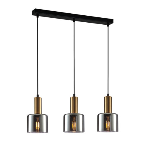 Pendant lamp Lux Santia – modern pendant lamp in coppery and steel
