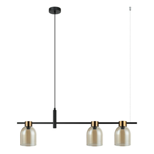 Pendant lamp Lux Servio – modern pendant lamp in black and steel