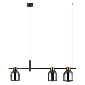 Pendant lamp Lux Servio 40w – modern pendant lamp in black and steel