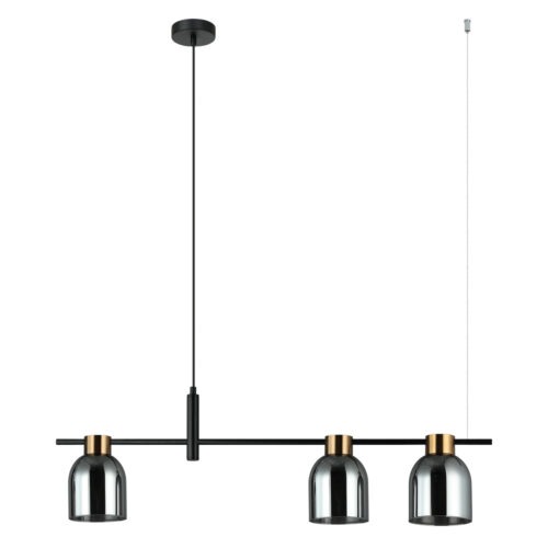 Pendant lamp Lux Servio 40w – modern pendant lamp in black and steel