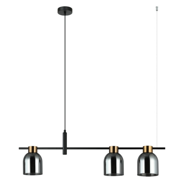 Pendant lamp Lux Servio 40w – modern pendant lamp in black and steel