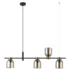 Pendant lamp Lux Servio – modern pendant lamp in black and steel