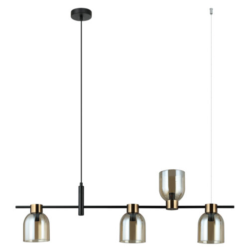 Pendant lamp Lux Servio – modern pendant lamp in black and steel