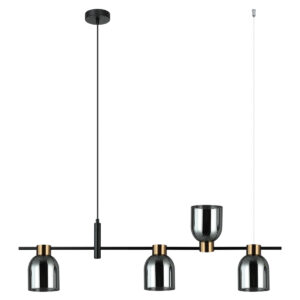 Pendant lamp Lux Servio – modern pendant lamp in black and steel