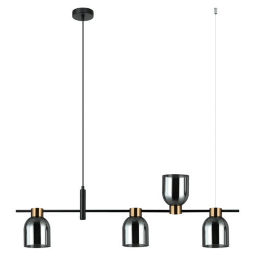 Pendant lamp Lux Servio – modern pendant lamp in black and steel