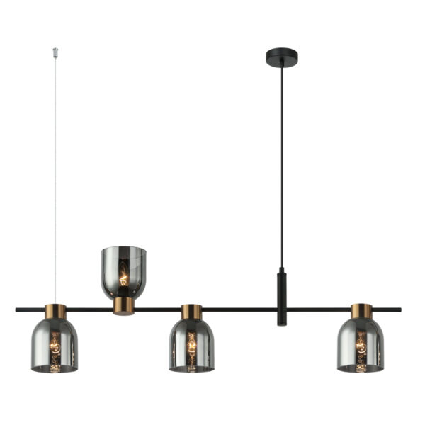 Pendant lamp Lux Servio PND-66892-4-BK-SG