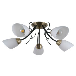 Pendant lamp Lux Cristina – modern pendant lamp in black