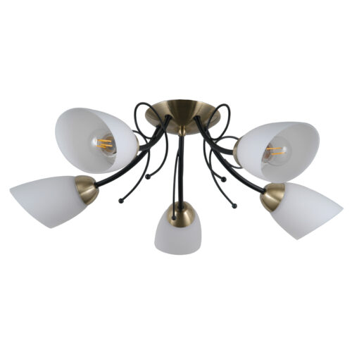 Pendant lamp Lux Cristina – modern pendant lamp in black