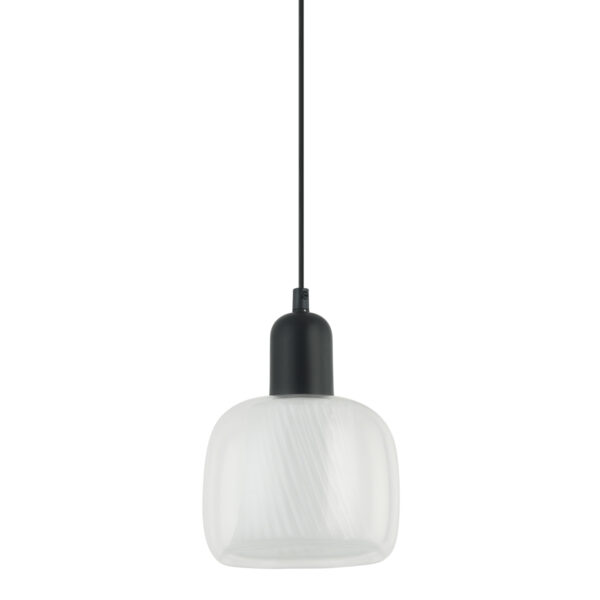 Pendant lamp Lux Lamezia – modern pendant lamp in black and steel