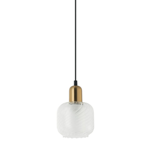 Pendant lamp Lux Lamezia – modern pendant lamp in black