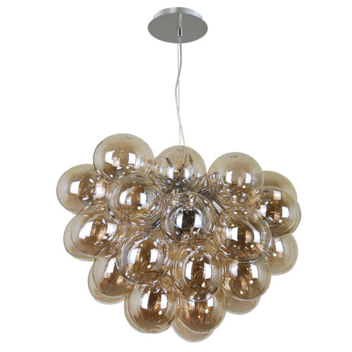 Pendant lamp Lux Bento – modern pendant lamp in chrome and steel