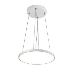 Pendant lamp Lux Alata 18w – modern pendant lamp in white and plastic