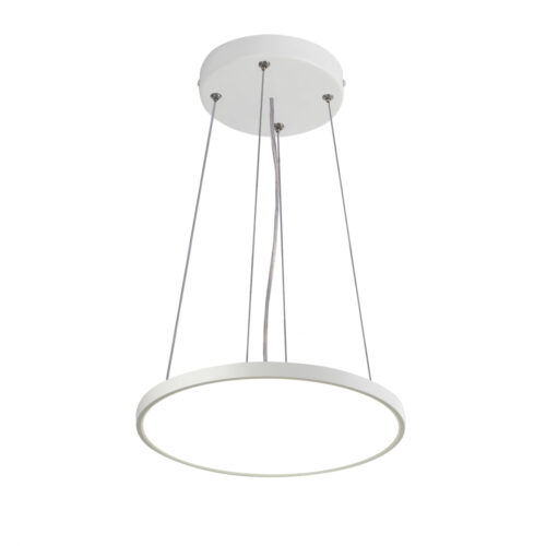 Pendant lamp Lux Alata 18w – modern pendant lamp in white and plastic